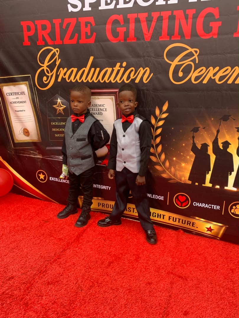 Children from underserved families sponsored through school by Plus One Global at their graduation ceremony